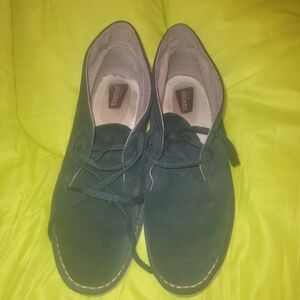 Clarks Blue Suede Chukka Boots